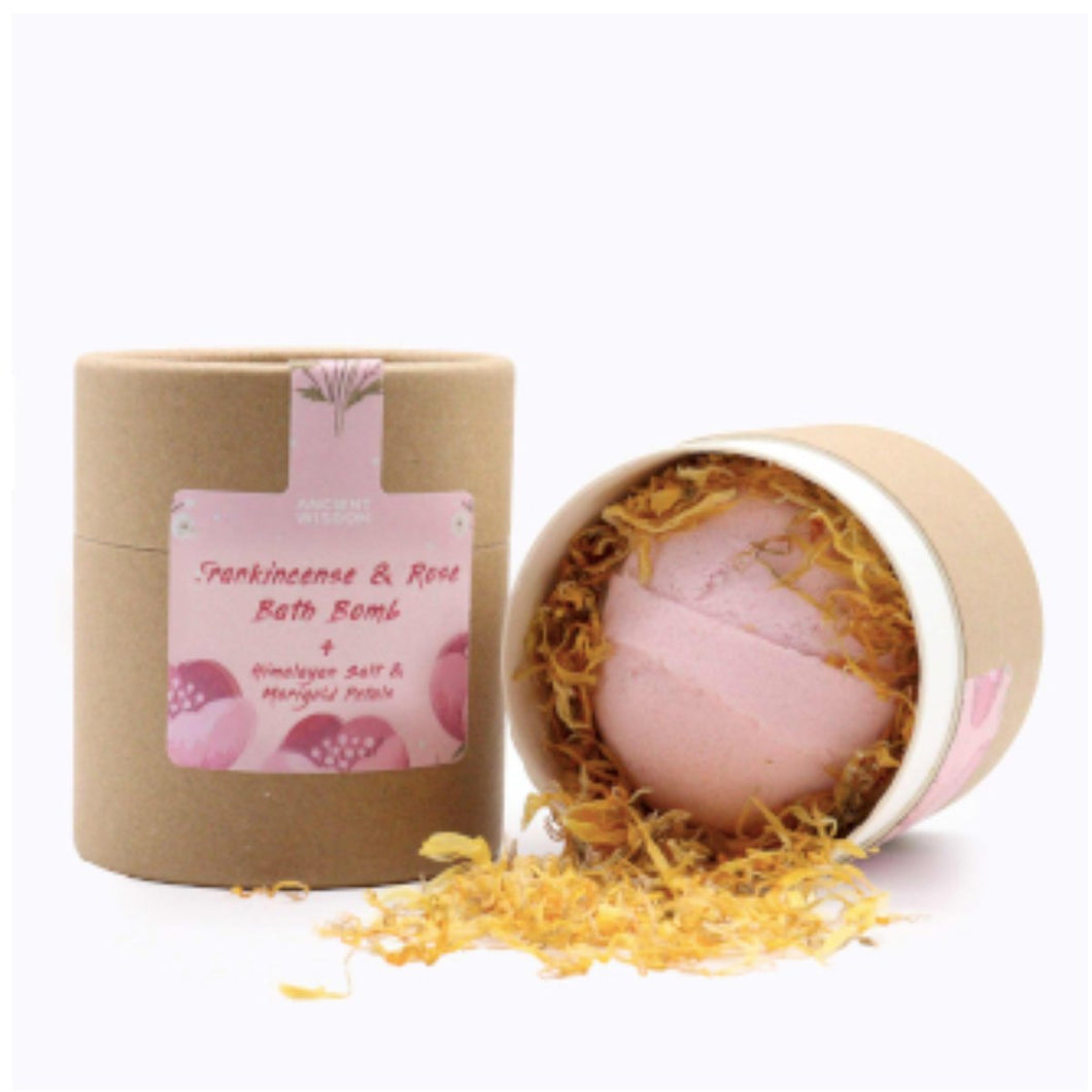 Aromatherapy Bath Bomb Set - Blooming Pink Bliss - Olfactory Candles