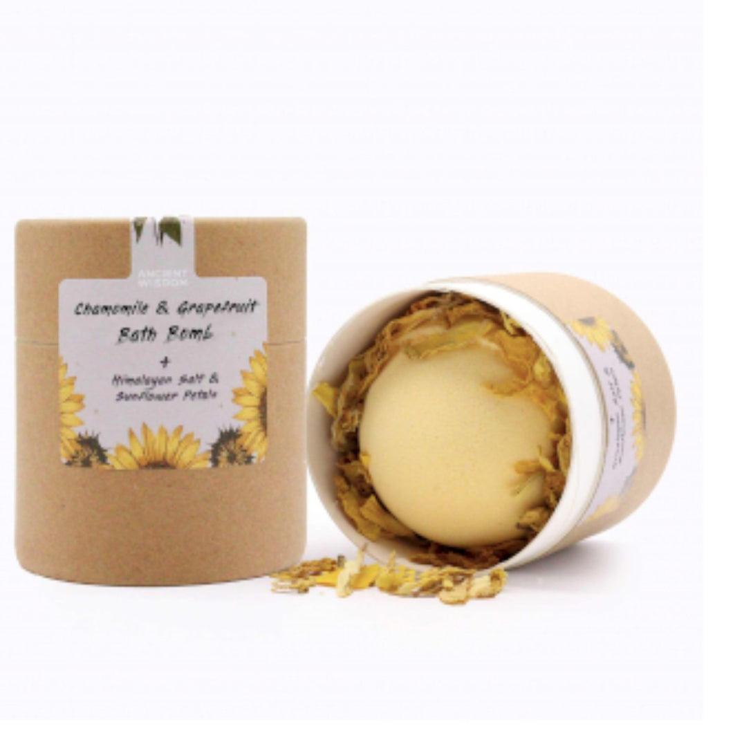 Aromatherapy Bath Bomb Set - Sunflower Serenity - Olfactory Candles