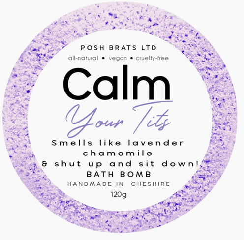 Bath Bomb - Calm Your Tits - Olfactory Candles