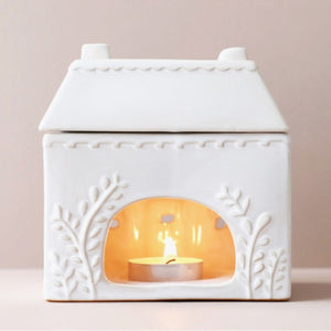 Ceramic House Wax Melt Burner - Olfactory Candles