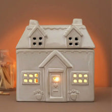 Load image into Gallery viewer, Ceramic House Wax Melt Burner - Olfactory Candles
