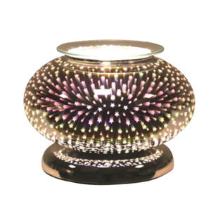 Electric Wax Melt Burner - 3D Stars Ellipse - Olfactory Candles
