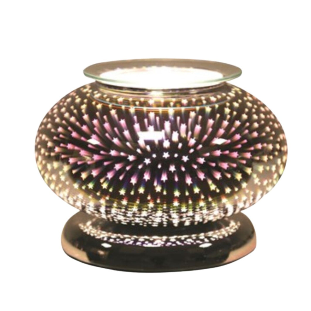 Electric Wax Melt Burner - 3D Stars Ellipse - Olfactory Candles
