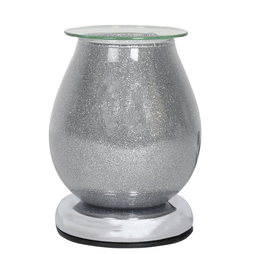 Electric Wax Melt Burner - Silver Sparkle - Olfactory Candles