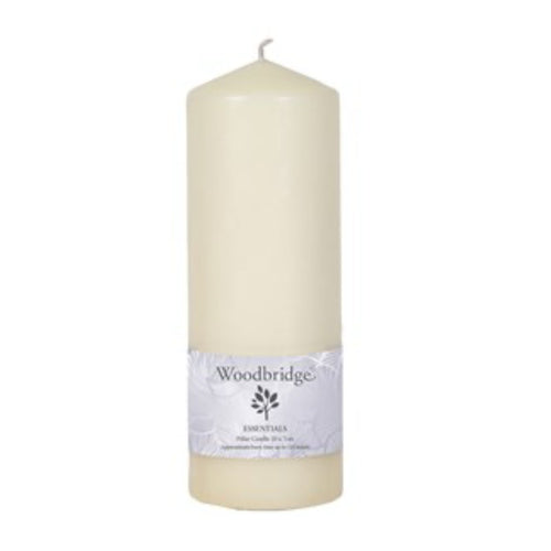 Ivory Unscented Pillar Candle - Olfactory Candles