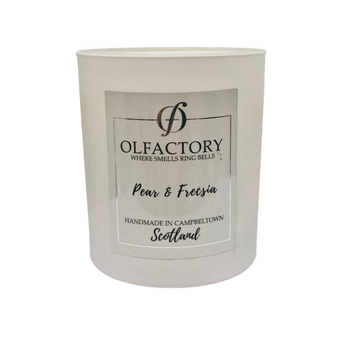 LUXURY SCENTED CANDLE - Pear & Freesia - Olfactory Candles