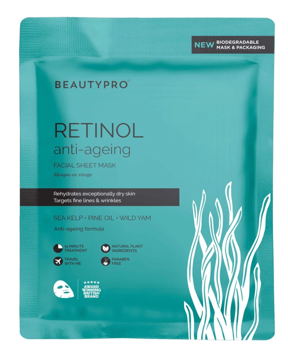 Retinol Anti-Ageing Facial Sheet Mask - 100% Biodegradable - Olfactory Candles