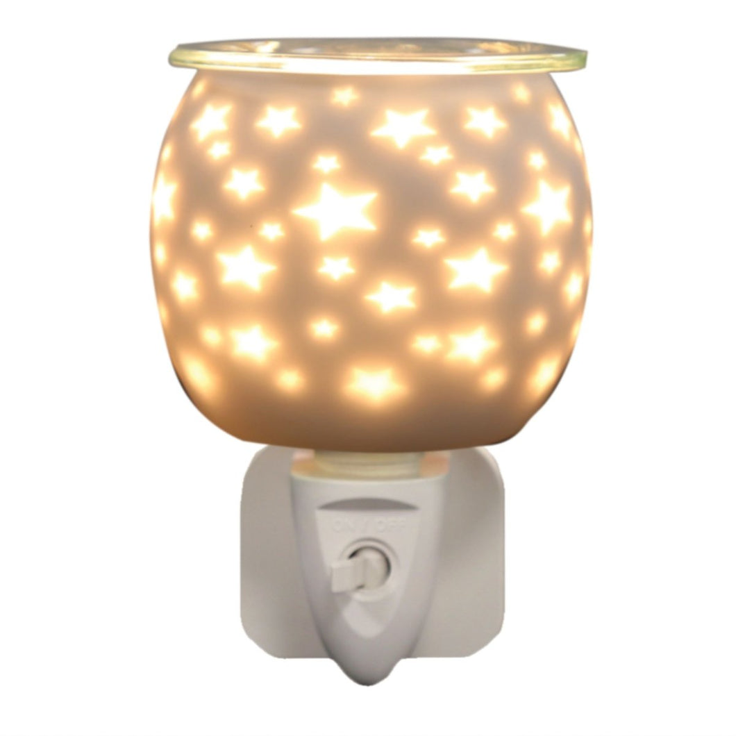 Wax Melt Burner Plug-in - Satin Stars - Olfactory Candles