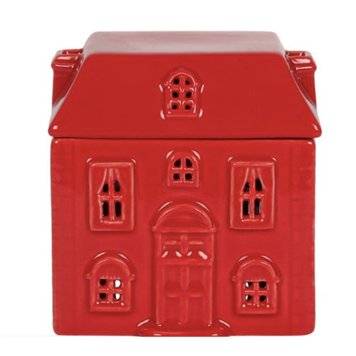 Wax Melt Burner - Red Gingerbread House - Olfactory Candles