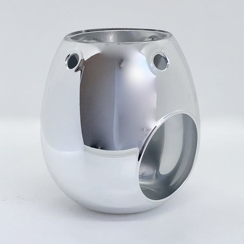 Wax Melt Burner - Silver - Olfactory Candles