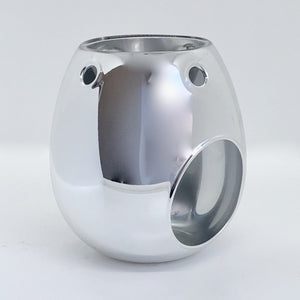 Wax Melt Burner - Silver - Olfactory Candles